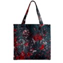 Multicolored Surface Texture Print Zipper Grocery Tote Bag View1