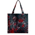 Multicolored Surface Texture Print Zipper Grocery Tote Bag View2