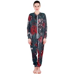 Multicolored Surface Texture Print Onepiece Jumpsuit (ladies)  by dflcprintsclothing