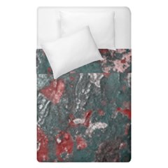 Multicolored Surface Texture Print Duvet Cover Double Side (single Size) by dflcprintsclothing