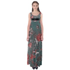 Multicolored Surface Texture Print Empire Waist Maxi Dress by dflcprintsclothing