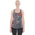 Multicolored Surface Texture Print Piece Up Tank Top View1