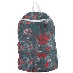 Multicolored Surface Texture Print Foldable Lightweight Backpack by dflcprintsclothing