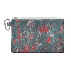 Multicolored Surface Texture Print Canvas Cosmetic Bag (large)