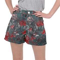 Multicolored Surface Texture Print Ripstop Shorts by dflcprintsclothing