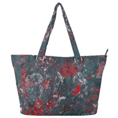 Multicolored Surface Texture Print Full Print Shoulder Bag