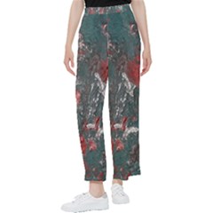 Multicolored Surface Texture Print Women s Pants  by dflcprintsclothing