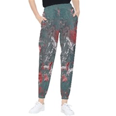 Multicolored Surface Texture Print Tapered Pants by dflcprintsclothing