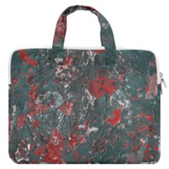 Multicolored Surface Texture Print Macbook Pro Double Pocket Laptop Bag (large)