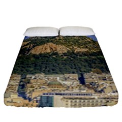 Atenas Aerial View Cityscape Photo Fitted Sheet (california King Size) by dflcprintsclothing