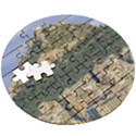 Atenas Aerial View Cityscape Photo Wooden Puzzle Round View3