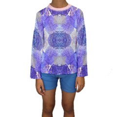 Underwater Vibes Kids  Long Sleeve Swimwear by gloriasanchez