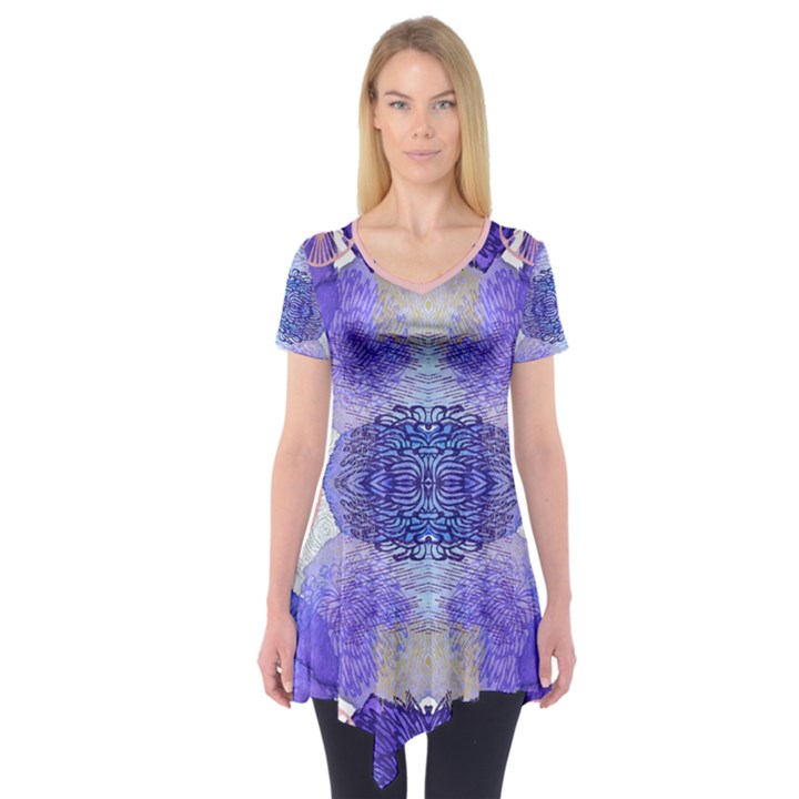 Underwater Vibes Short Sleeve Tunic 