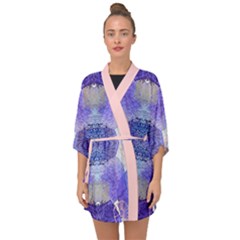 Underwater Vibes Half Sleeve Chiffon Kimono by gloriasanchez