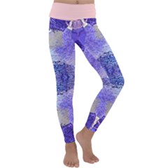 Underwater Vibes Kids  Lightweight Velour Classic Yoga Leggings by gloriasanchez