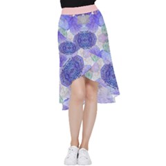 Underwater Vibes Frill Hi Low Chiffon Skirt