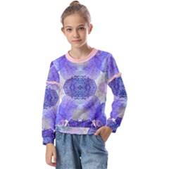 Underwater Vibes Kids  Long Sleeve Tee With Frill 