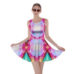 Colorful Abstract Painting E Skater Dress by gloriasanchez