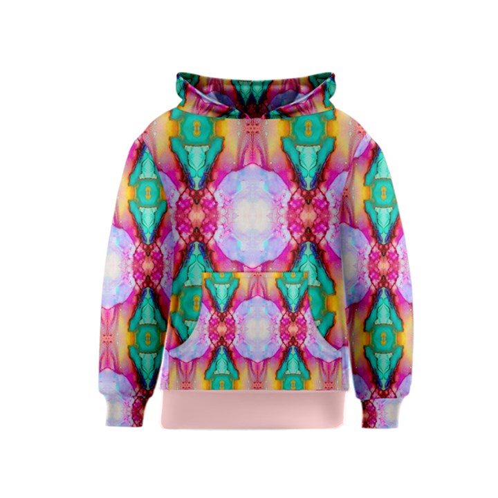 Colorful Abstract Painting E Kids  Pullover Hoodie