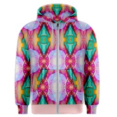 Colorful Abstract Painting E Men s Zipper Hoodie