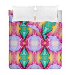 Colorful Abstract Painting E Duvet Cover Double Side (full/ Double Size) by gloriasanchez