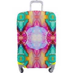 Colorful Abstract Painting E Luggage Cover (large) by gloriasanchez