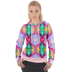 Colorful Abstract Painting E Women s Overhead Hoodie