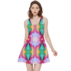 Colorful Abstract Painting E Inside Out Reversible Sleeveless Dress by gloriasanchez