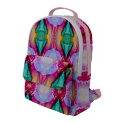 Colorful Abstract Painting E Flap Pocket Backpack (large) by gloriasanchez