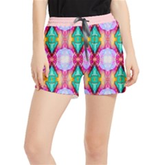 Colorful Abstract Painting E Runner Shorts by gloriasanchez