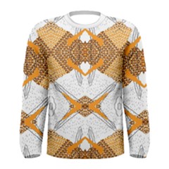 Abstract African Pattern Men s Long Sleeve Tee