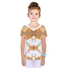 Abstract African Pattern Kids  One Piece Tee