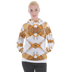 Abstract African Pattern Women s Hooded Pullover