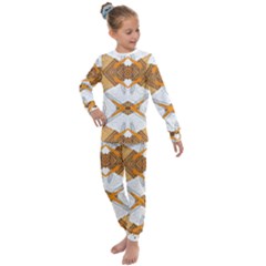 Abstract African Pattern Kids  Long Sleeve Set 