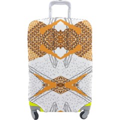 Abstract African Pattern Luggage Cover (large) by gloriasanchez