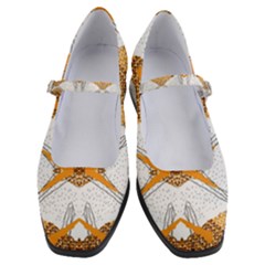 Abstract African Pattern Women s Mary Jane Shoes