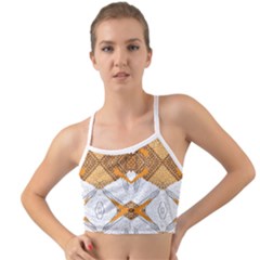 Abstract African Pattern Mini Tank Bikini Top by gloriasanchez