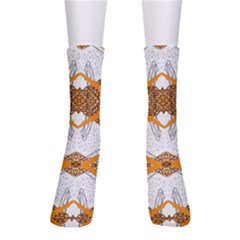 Abstract African Pattern Men s Crew Socks by gloriasanchez