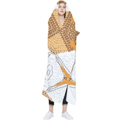 Abstract African Pattern Wearable Blanket by gloriasanchez