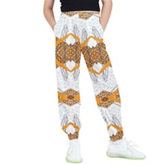 Abstract African Pattern Kids  Elastic Waist Pants