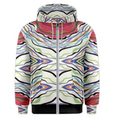 Bohemian Colorful Pattern B Men s Zipper Hoodie