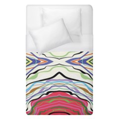 Bohemian Colorful Pattern B Duvet Cover (single Size) by gloriasanchez