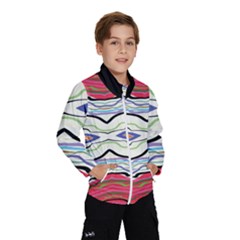 Bohemian Colorful Pattern B Kids  Windbreaker