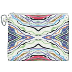 Bohemian Colorful Pattern B Canvas Cosmetic Bag (xxl) by gloriasanchez