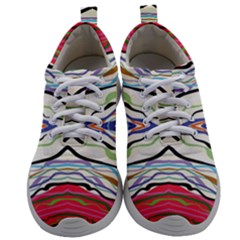 Bohemian Colorful Pattern B Mens Athletic Shoes by gloriasanchez