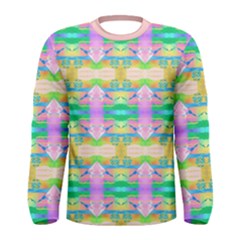 Colorful Neon Pattern  Men s Long Sleeve Tee