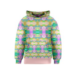 Colorful Neon Pattern  Kids  Pullover Hoodie