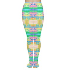 Colorful Neon Pattern  Tights