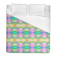 Colorful Neon Pattern  Duvet Cover (full/ Double Size) by gloriasanchez