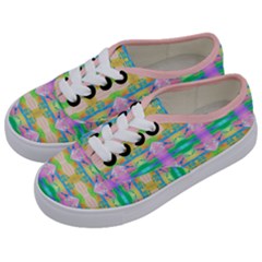 Colorful Neon Pattern  Kids  Classic Low Top Sneakers by gloriasanchez